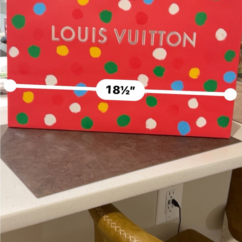 Louis Vuitton Red Multicolor Dot Bag - Picture 4 of 4